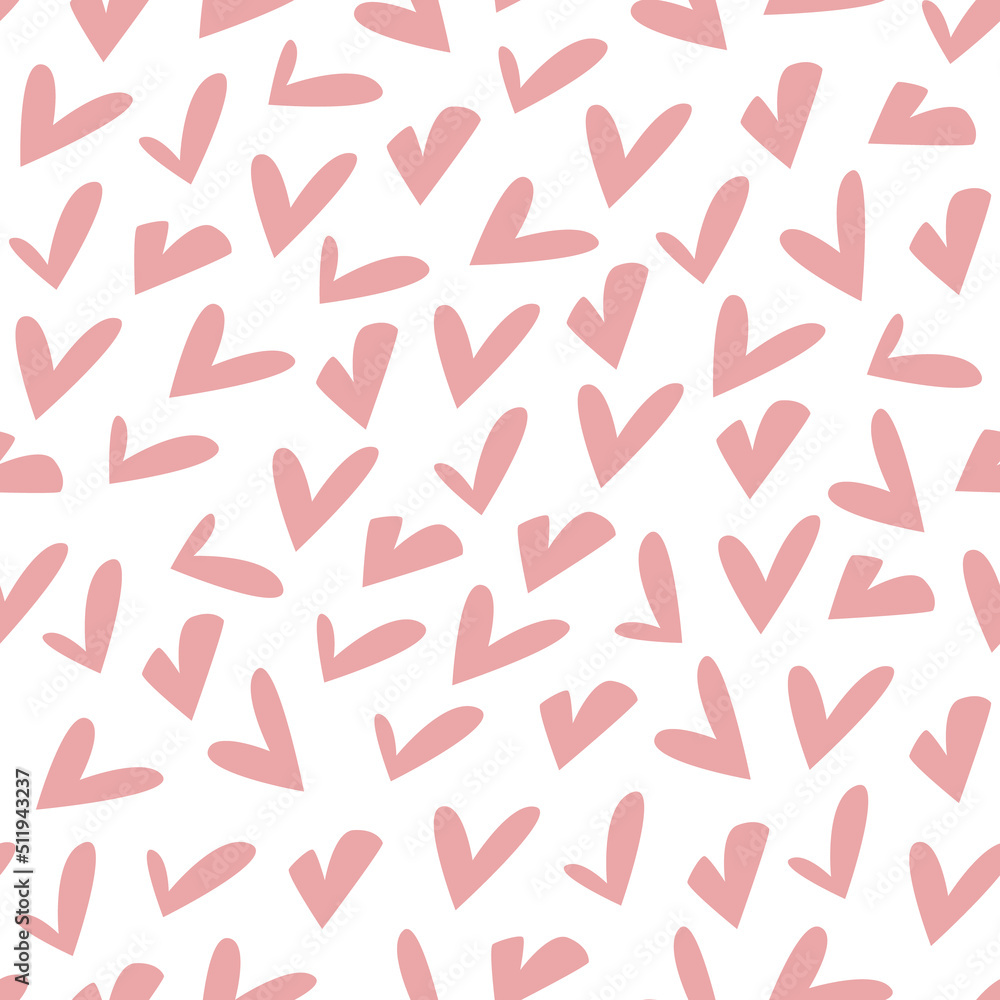 Hearts love seamless endless wrapping cover pattern background illustration Hearts love seamless endless wrapping cover pattern background illustration