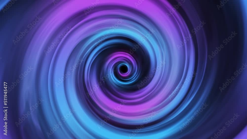 Spiral Portal Vortex - Loop Abstract Motion Background - Blue Purple Spiral Portal Vortex - Loop Abstract Motion Background - Blue Purple