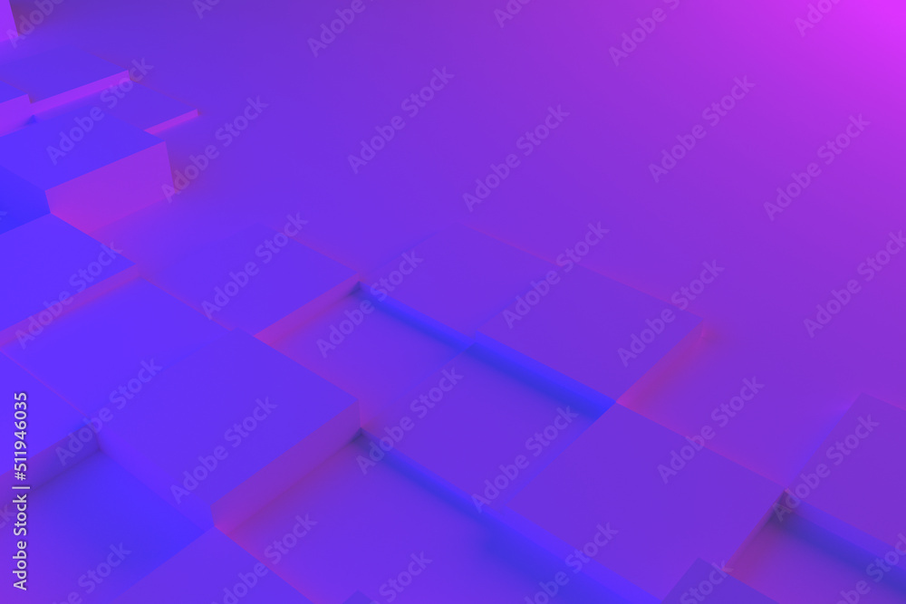 abstract color business background with squares and cubes, purple and blue image with shadow for technology illustrations abstract color business background with squares and cubes, purple and blue image with shadow for technology illustrations