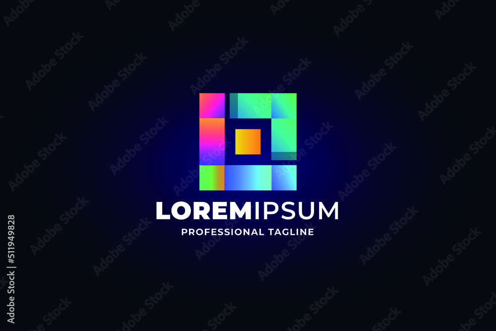 Fototapeta premium global professional logo template