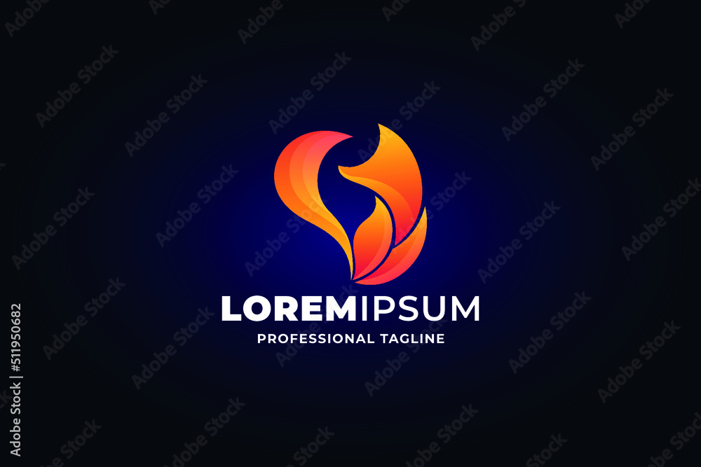 Obraz premium global professional logo template