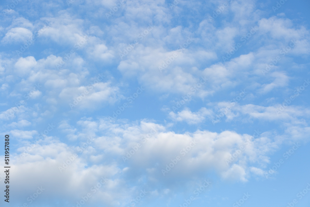 Sky background with beautiful clouds. Landscape with clouds.