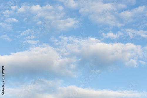 Sky background with beautiful clouds. Landscape with clouds.