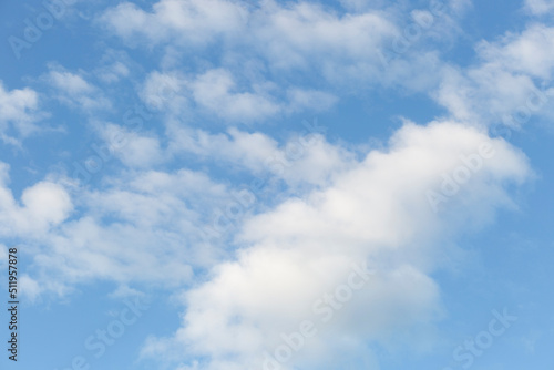 Sky background with beautiful clouds. Landscape with clouds.