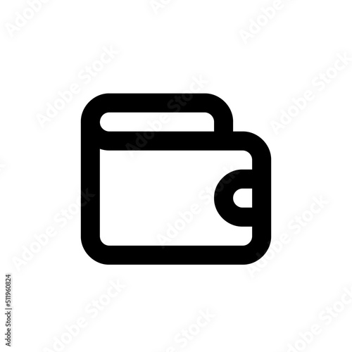 Wallet icon vector for computer, web and mobile app. Wallet symbol isolated. Vector EPS 10