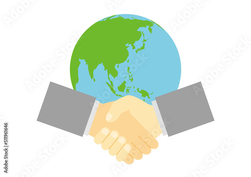 SDGs_Partnership_握手_地球
