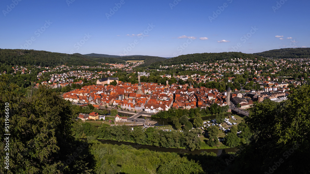 Hann. Münden, Germany, from Tillyschanze Tower Hann. Münden, Germany, from Tillyschanze Tower