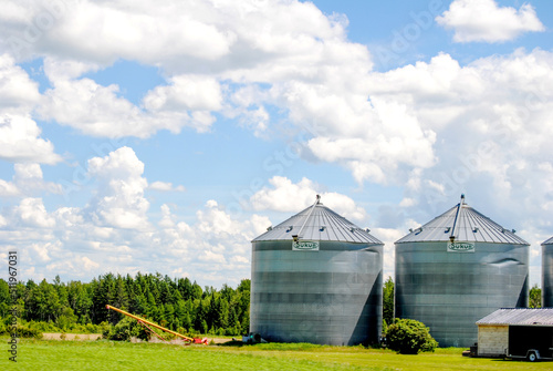 Sukup Silos in the Countryside Farm - June 12, 2022,  photo