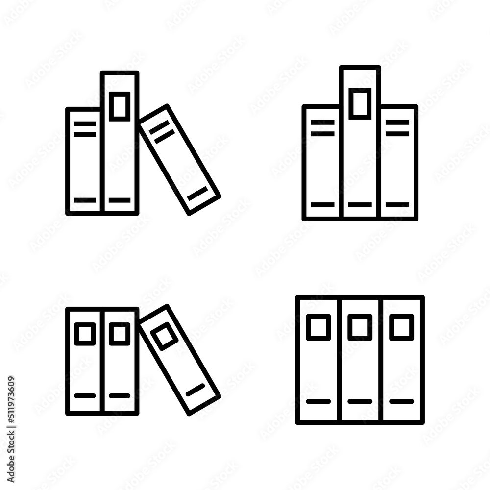 Library icon vector. education sign and symbol Library icon vector. education sign and symbol