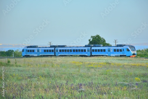 train on the steppe
