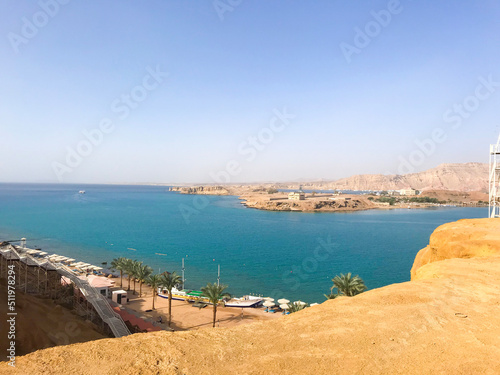 beautiful view of sunny egypt in sharm el sheikh