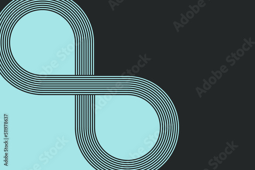 Geometric minimalist artwork with simple line.