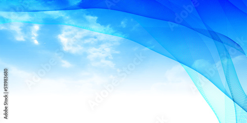 空　テクノロジー　雲　背景