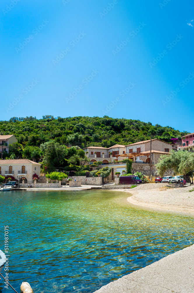 Beautiful village Sivota in Lefkada island Greece