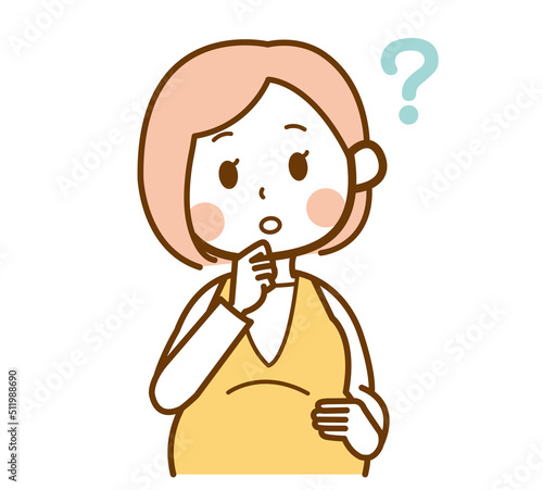 疑問に思う妊婦さん
