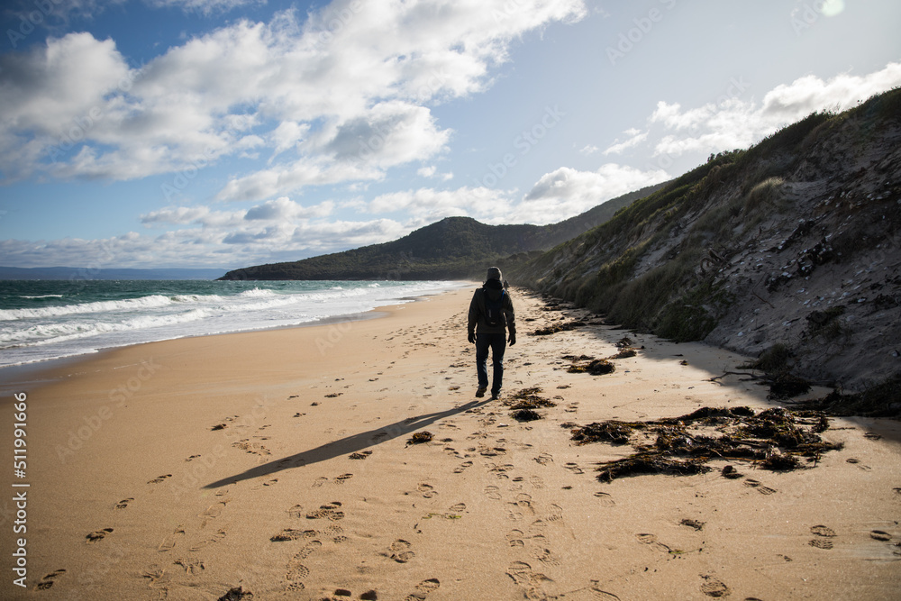 Naklejka premium Coastline