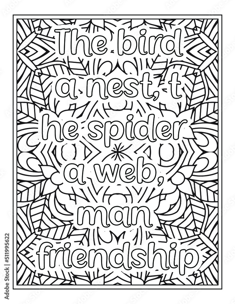 Quote Coloring Pages for Adults and Teens - Best Coloring Pages For Kdp coloring book