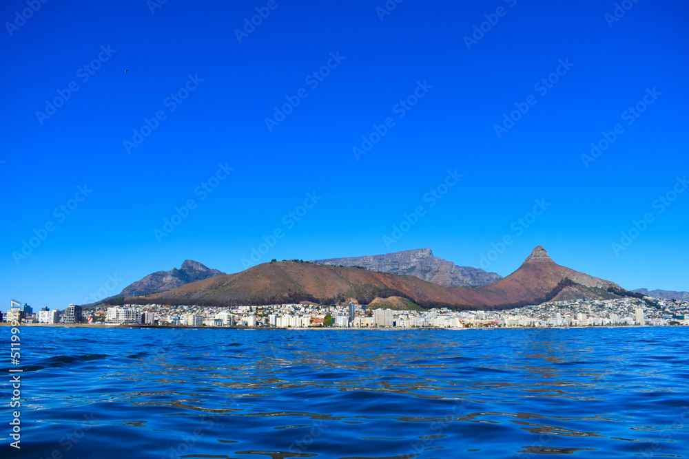 View of Table Mountain in Cape Town