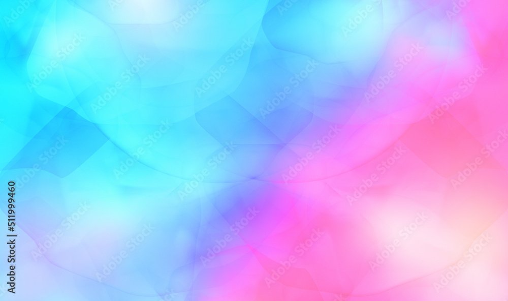 Abstract CG background image in light blue and pink
