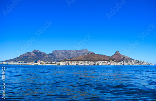View of Table Mountain in Cape Town