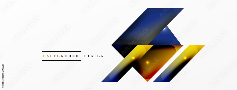 Abstract background. Simple color geometric shapes composition with 3d effect, lights and shadows. Vector Illustration For Wallpaper, Banner, Background, Card, Book Illustration, landing page Abstract background. Simple color geometric shapes composition with 3d effect, lights and shadows. Vector Illustration For Wallpaper, Banner, Background, Card, Book Illustration, landing page