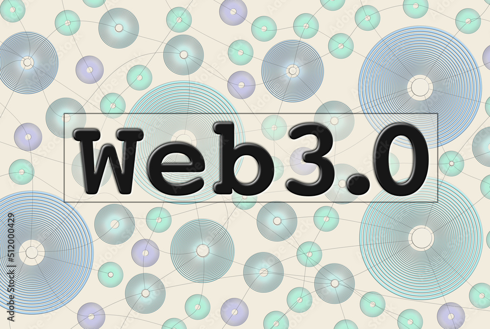 Obraz premium web3、ウェブ3、インターネット、ブロックチェーン、分散型台帳