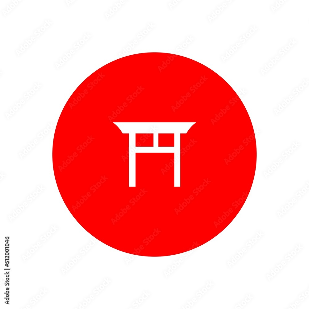 simple gate logo illustration design simple gate logo illustration design