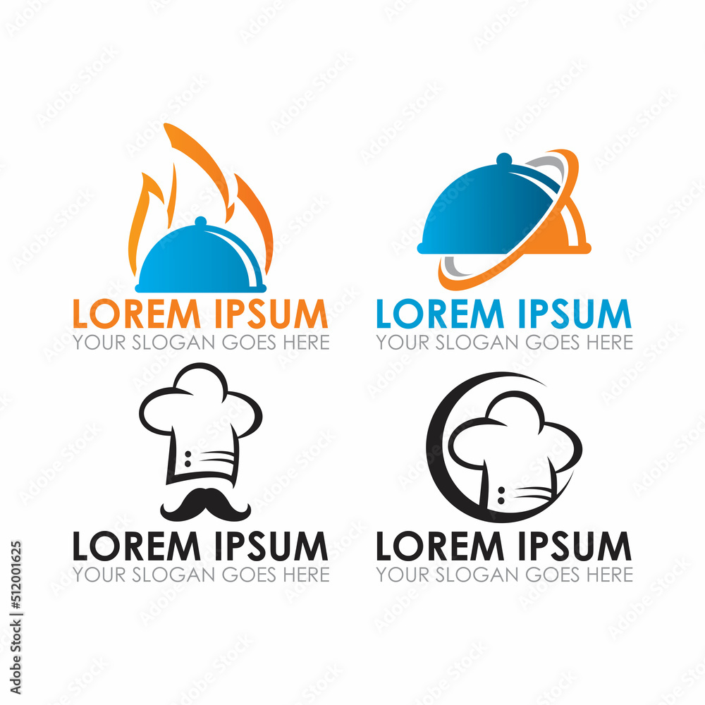 restaurant logo , kitchen logo vector Stock Vector | Adobe Stock