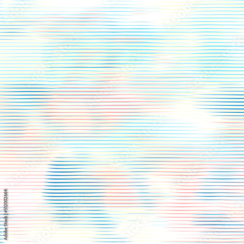 Moire gradient texture, bright phantom  wavy lines optical illusion. Abstract rainbow pattern with distorted lines. 
Digital screen effect make in overlay background. Vector wallpaper