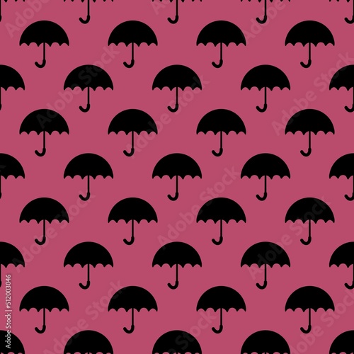 Autumn seamless umbrella pattern for fabrics and textiles and packaging and wrapping paper and kids