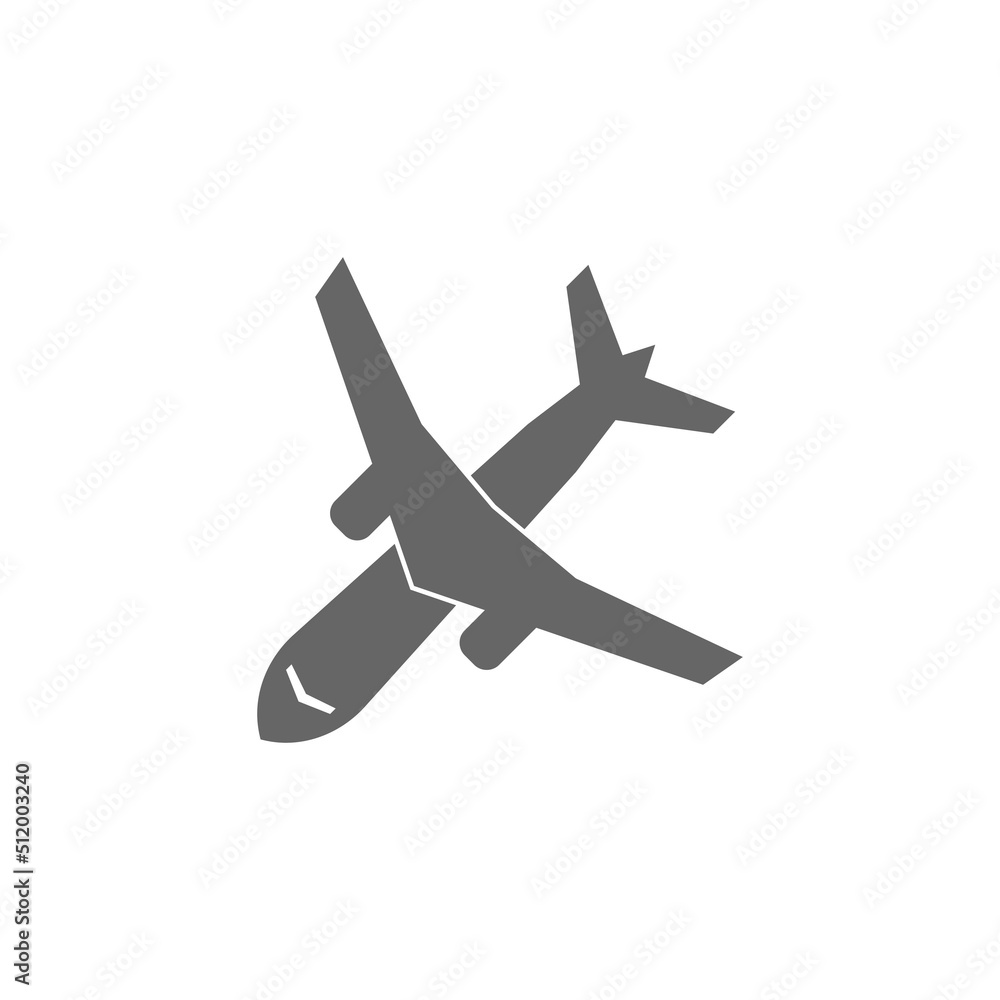 Obraz premium Plane Icon logo design template