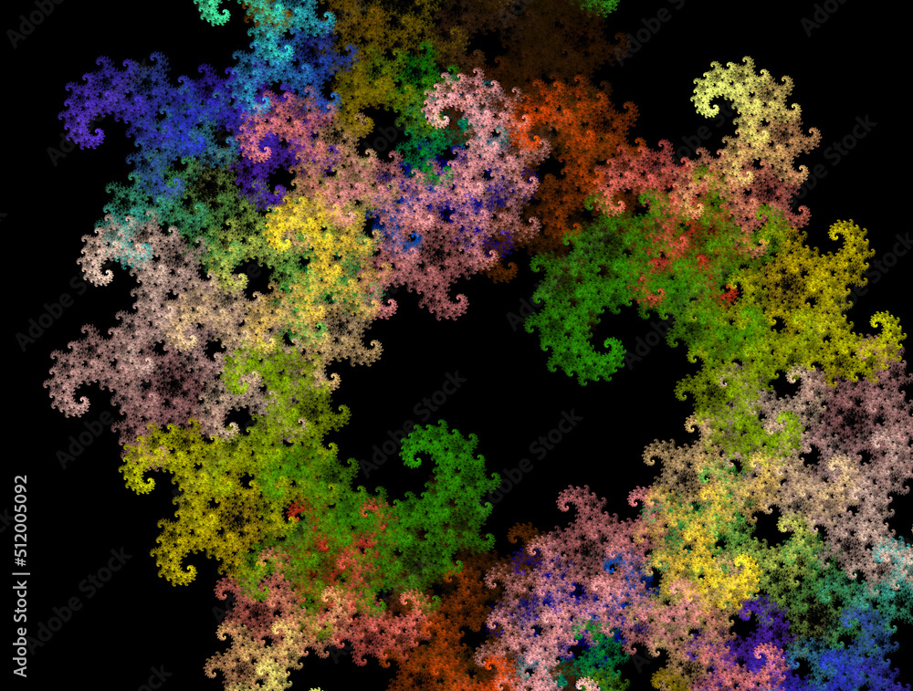 Imaginatory fractal abstract background Image Imaginatory fractal abstract background Image