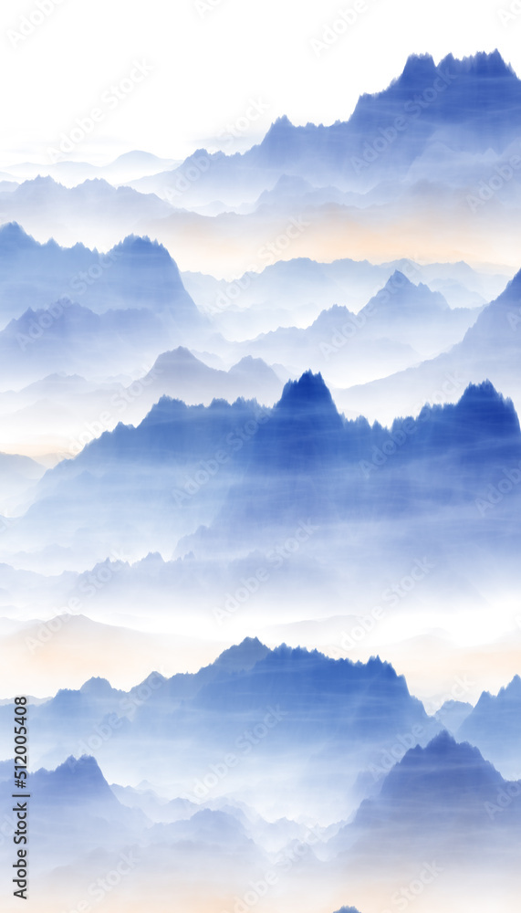 Fototapeta premium mountain landscape with clouds