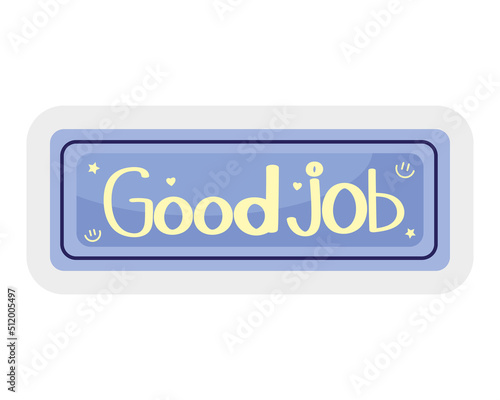 good job sticker