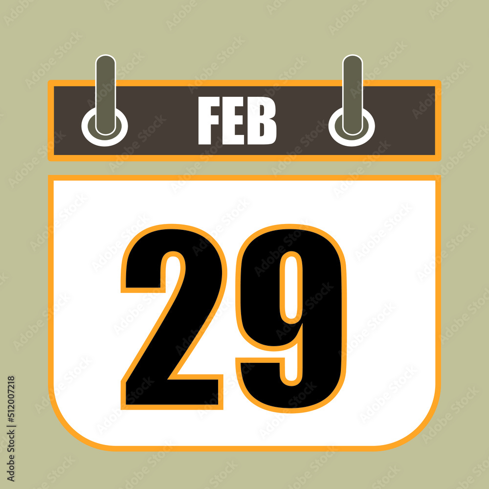 calendar flipping date time day month feb simple flat vector illustration application app logo icon 3 calendar flipping date time day month feb simple flat vector illustration application app logo icon 3