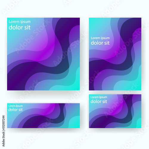 pattern wave electro theme business for print