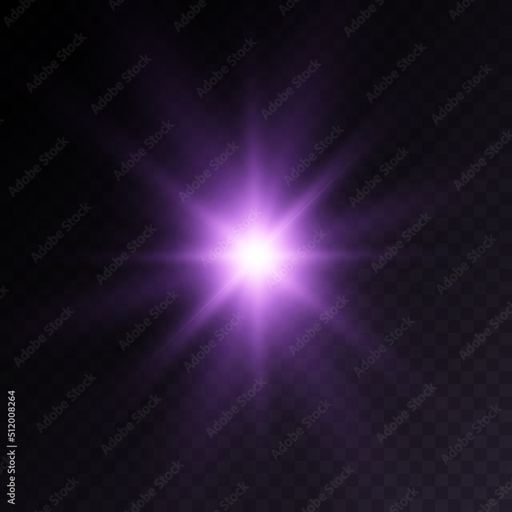Sun, star, flare png.Bright light effect with rays and highlights for vector illustration. Sun, star, flare png.Bright light effect with rays and highlights for vector illustration.