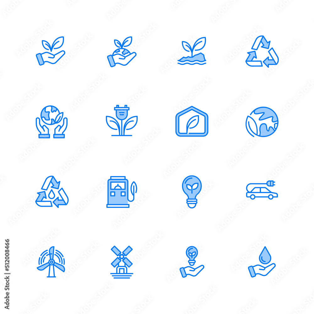 Simple Set of Ecology Related Vector Line Icons. linear style sign for mobile concept and web design. line vector icon. Symbol, logo illustration.