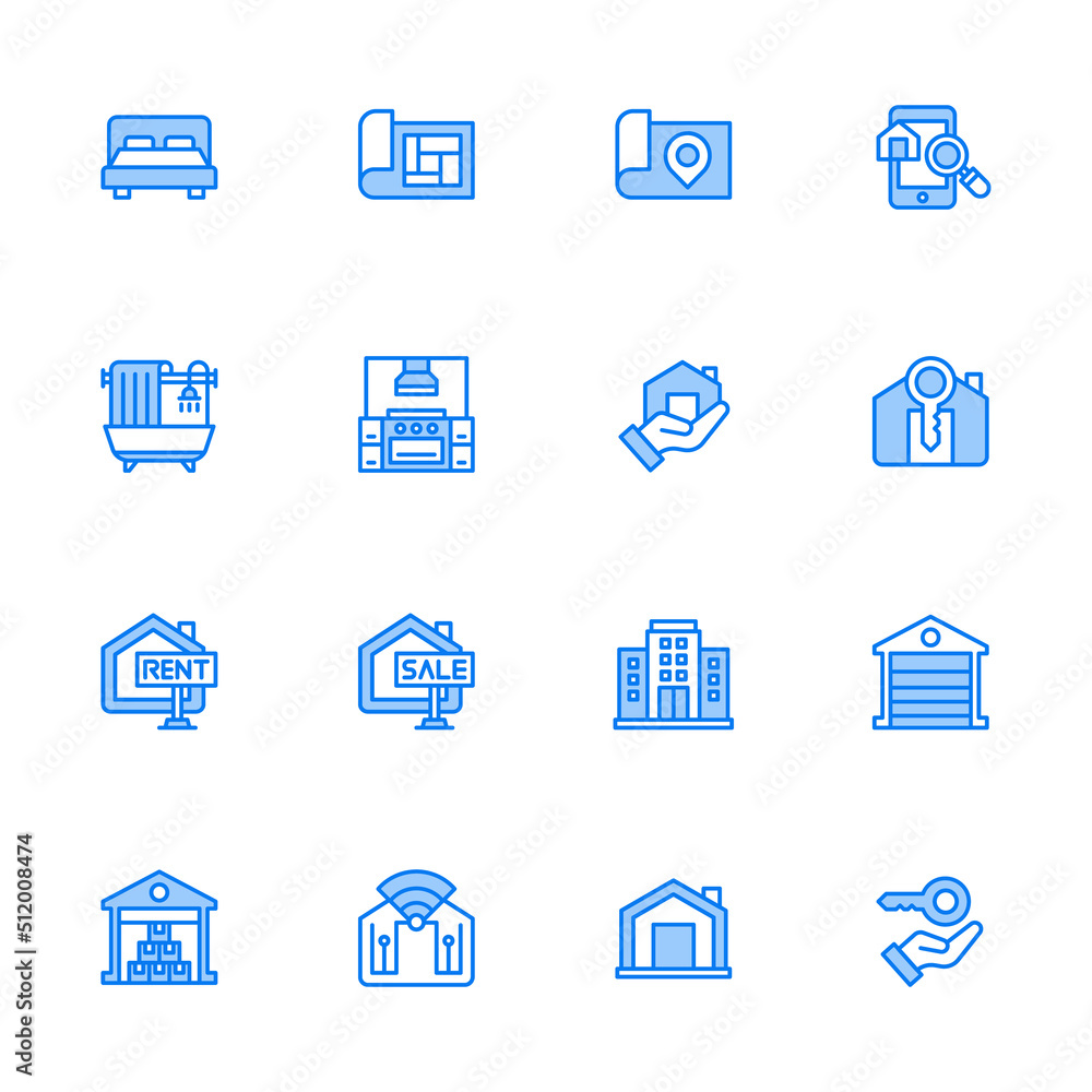 Simple Set of Real Estate Related Vector Line Icons. linear style sign for mobile concept and web design. line vector icon. Symbol, logo illustration. Simple Set of Real Estate Related Vector Line Icons. linear style sign for mobile concept and web design. line vector icon. Symbol, logo illustration.