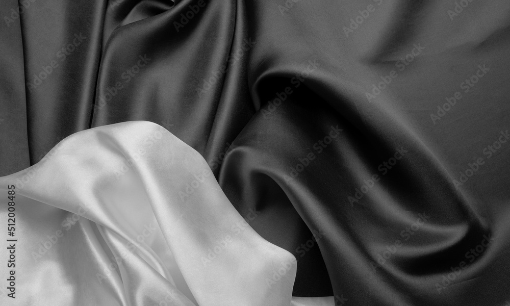 black fabric texture background, abstract