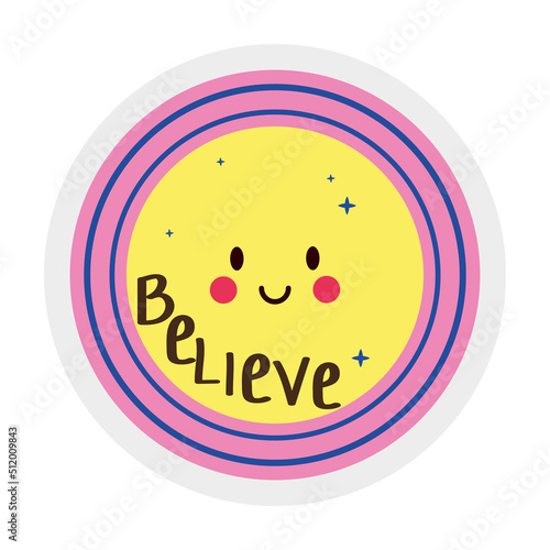 believe emoticon sticker