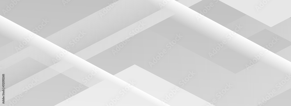Fototapeta premium Gray and white pattern geometric design background