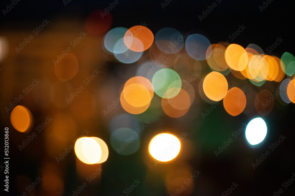 City night light blur bokeh , defocused background City night light blur bokeh , defocused background