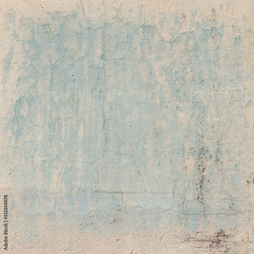 Fototapeta premium blue painted old wall texture background