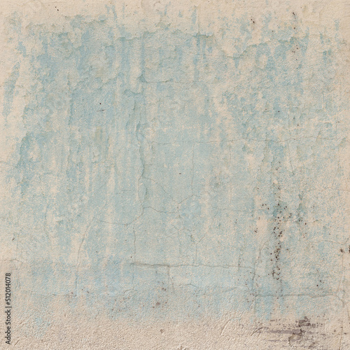 blue painted old wall texture background