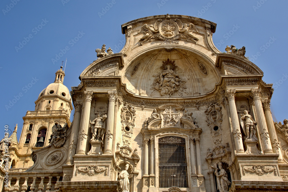 Famous cathedral in Murcia - Spain 