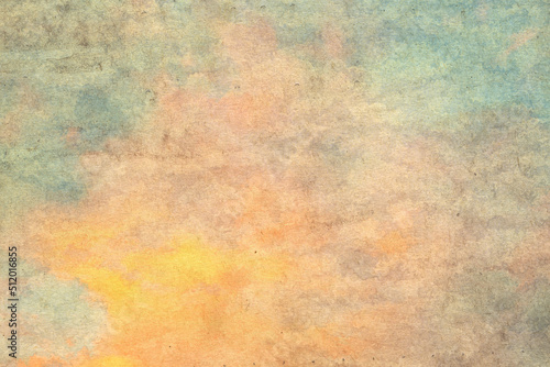 vintage watercolor clouds