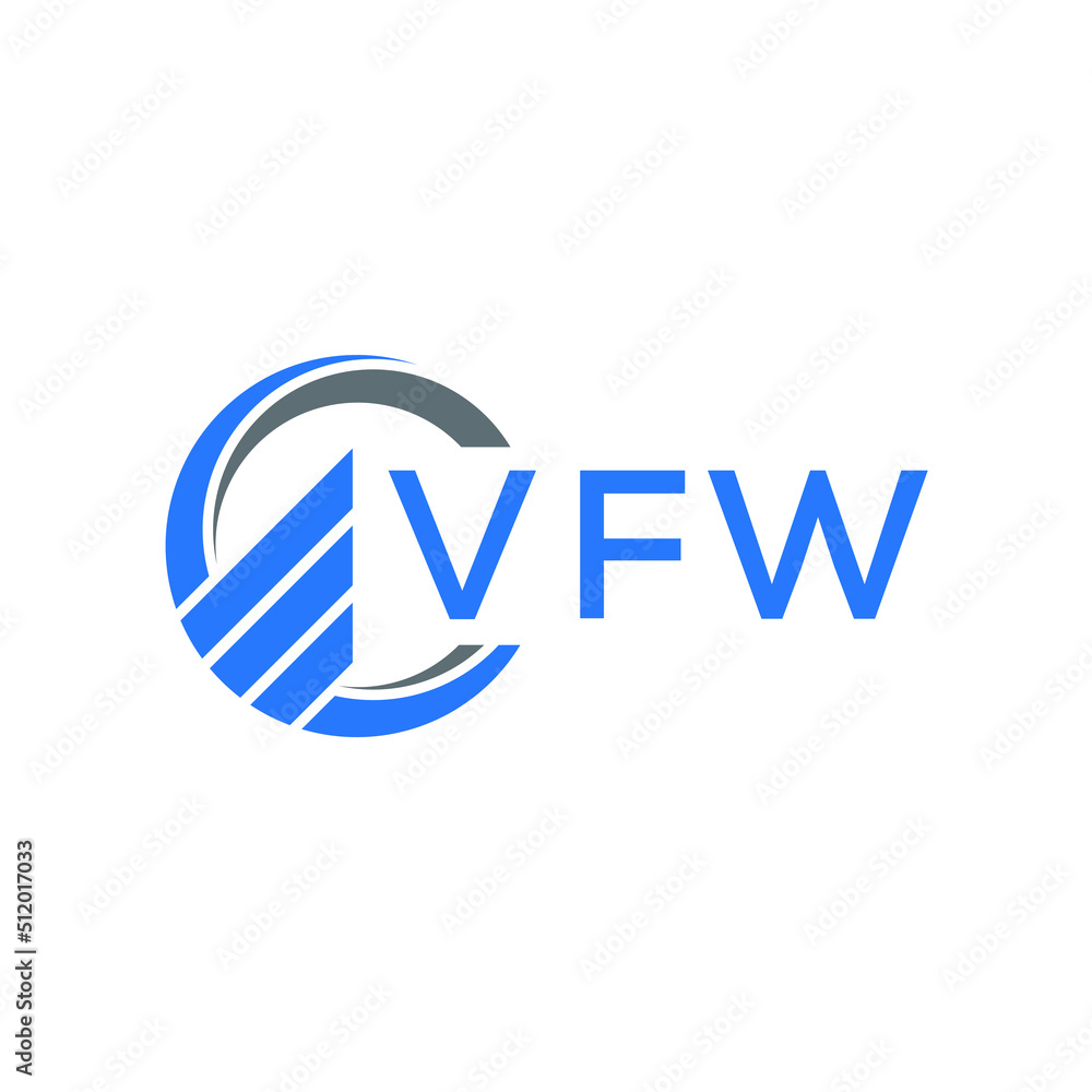 VFW Flat accounting logo design on white background. VFW creative initials Growth graph letter logo concept. VFW business finance logo design.
VFW Flat accounting logo design on white background. VFW creative initials Growth graph letter logo concept. VFW business finance logo design.