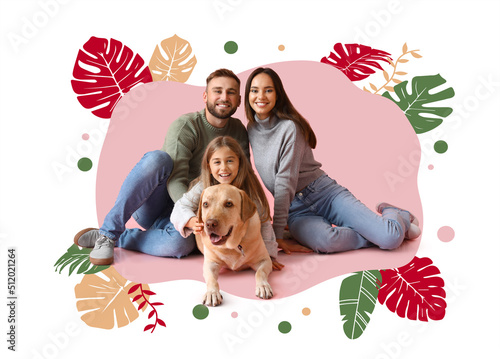 Portrait of happy parents w...