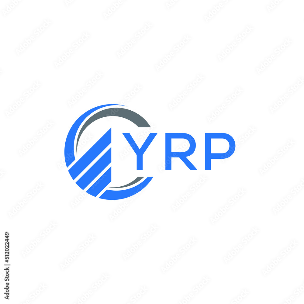 YRP Flat accounting logo design on white background. YRP creative initials Growth graph letter logo concept. YRP business finance logo design. YRP Flat accounting logo design on white background. YRP creative initials Growth graph letter logo concept. YRP business finance logo design.